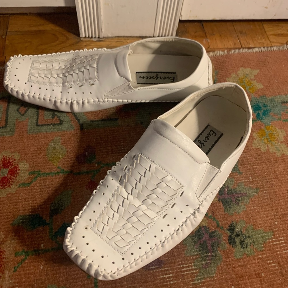 Men's Evergreen Leather Loafer Casual Slip-On Shoe Size 11